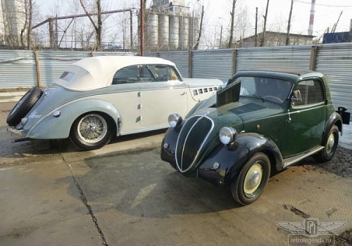 Alfa Romeo 6C 2500  Fiat 500A Topolino