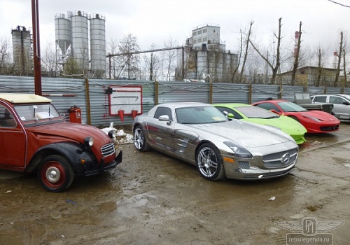 Different cars from different times.