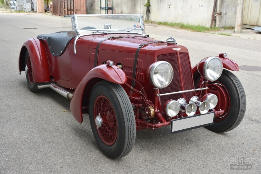 ретро автомобиль Aston Martin 15/98 Short Chassis Roadster, Mille Miglia! 1939 год выпуска 