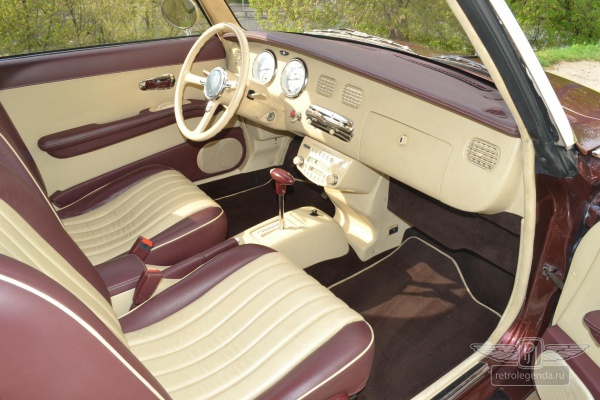 ретро автомобиль Nissan Figaro 1991 год выпуска 