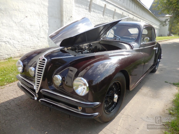 ретро автомобиль Alfa Romeo 6C 2500 Sport Superleggera, Mille Miglia! 1947 год выпуска 