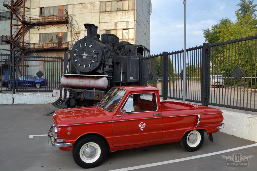 ретро автомобиль ЗАЗ-968А Пикап 1978 год выпуска 