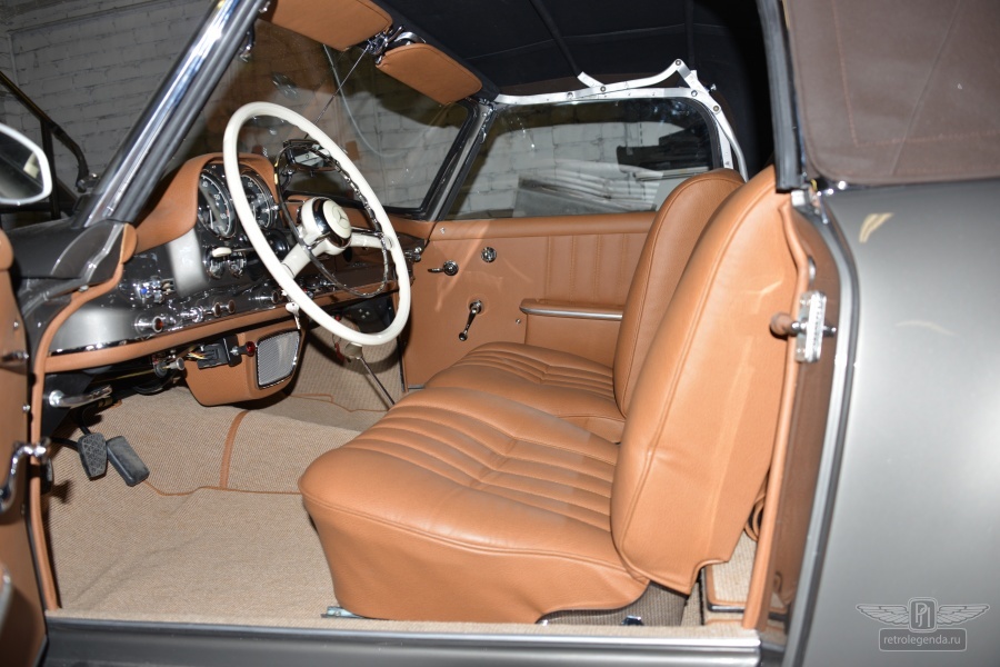 ретро автомобиль Mercedes-Benz 190SL 1960 год выпуска 
