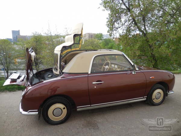 ретро автомобиль Nissan Figaro 1991 год выпуска 