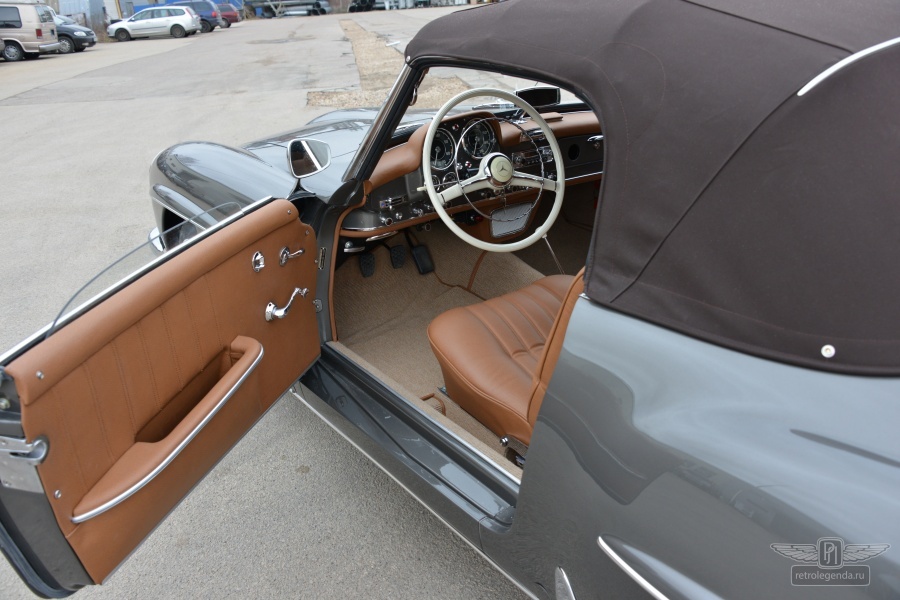 ретро автомобиль Mercedes-Benz 190SL 1960 год выпуска 