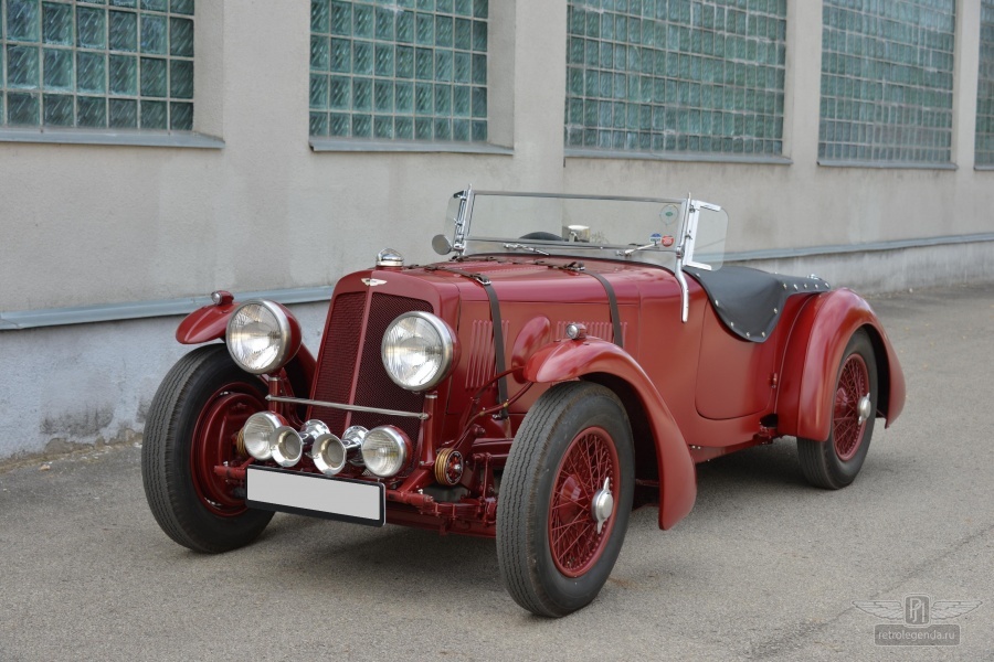 ретро автомобиль Aston Martin 15/98 Short Chassis Roadster, Mille Miglia! 1939 год выпуска 