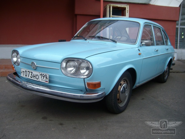 ретро автомобиль Volkswagen Typ 411 1969 год выпуска 