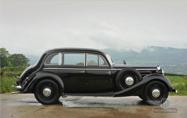 ретро автомобиль HORCH 930V 1938 год выпуска 