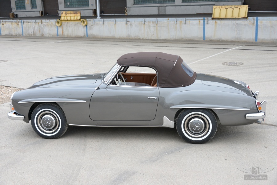 ретро автомобиль Mercedes-Benz 190SL 1960 год выпуска 