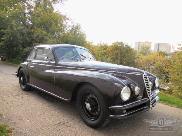 ретро автомобиль Alfa Romeo 6C 2500 Sport Superleggera, Mille Miglia! 1947 год выпуска 