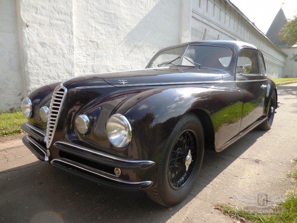 ретро автомобиль Alfa Romeo 6C 2500 Sport Superleggera, Mille Miglia! 1947 год выпуска 
