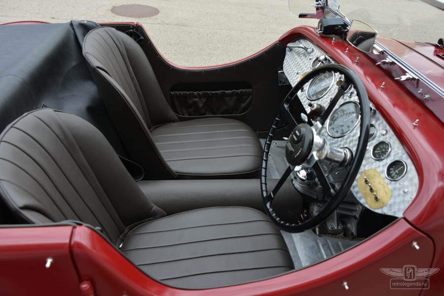 ретро автомобиль Aston Martin 15/98 Short Chassis Roadster, Mille Miglia! 1939 год выпуска 