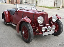 ретро автомобиль Aston Martin 15/98 Short Chassis Roadster, Mille Miglia!
