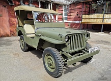 ретро автомобиль Willys MB