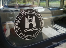 ретро автомобиль Volkswagen T1 Samba Bus